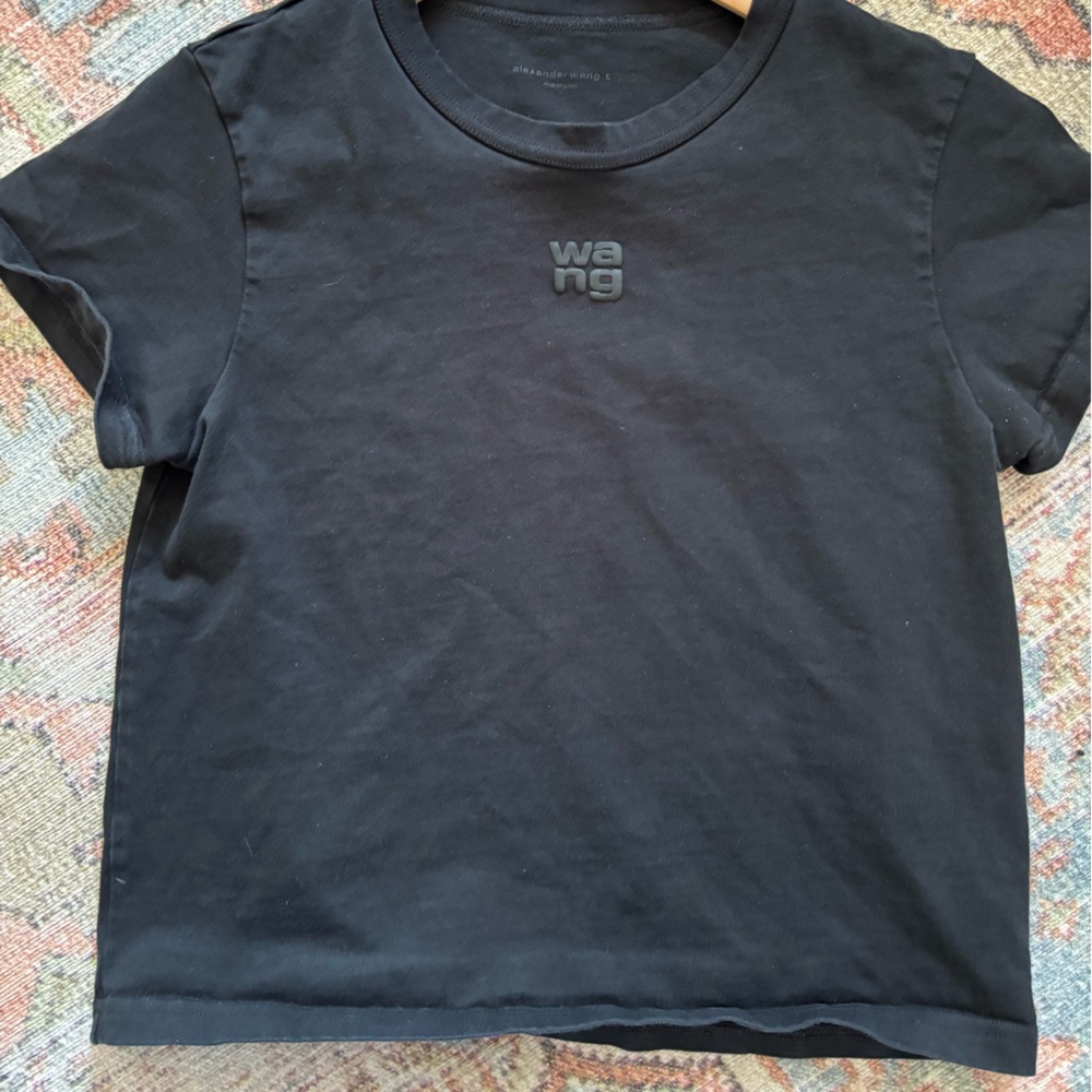 Alexander Wang Black Short Sleeve Tee